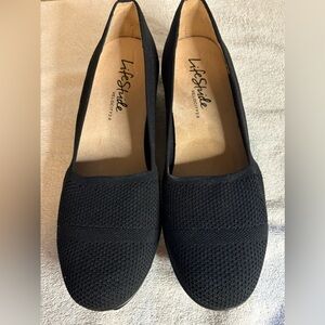 LifeStride Velocity 2.0 Black Women's Immy Ballet Flat Size 11M